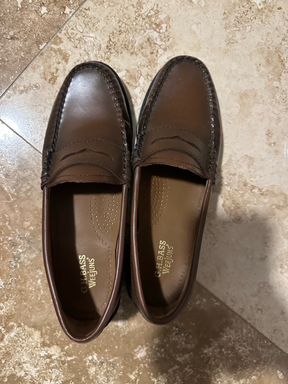 G.H. Bass & Co. Weejuns Brown Penny Loafers